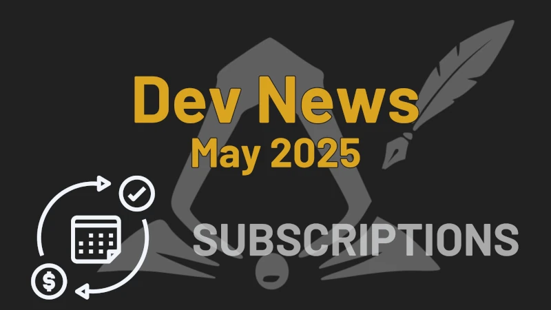 May Updates: Subscriptions, Theria-Thon, and Moving Forward