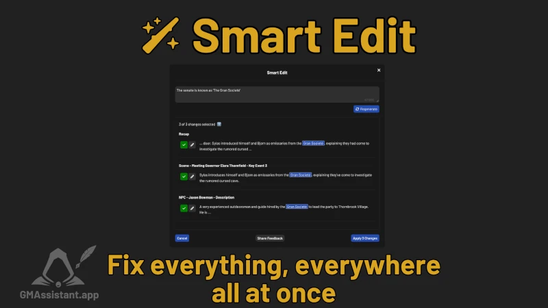 Introducing Smart Edit